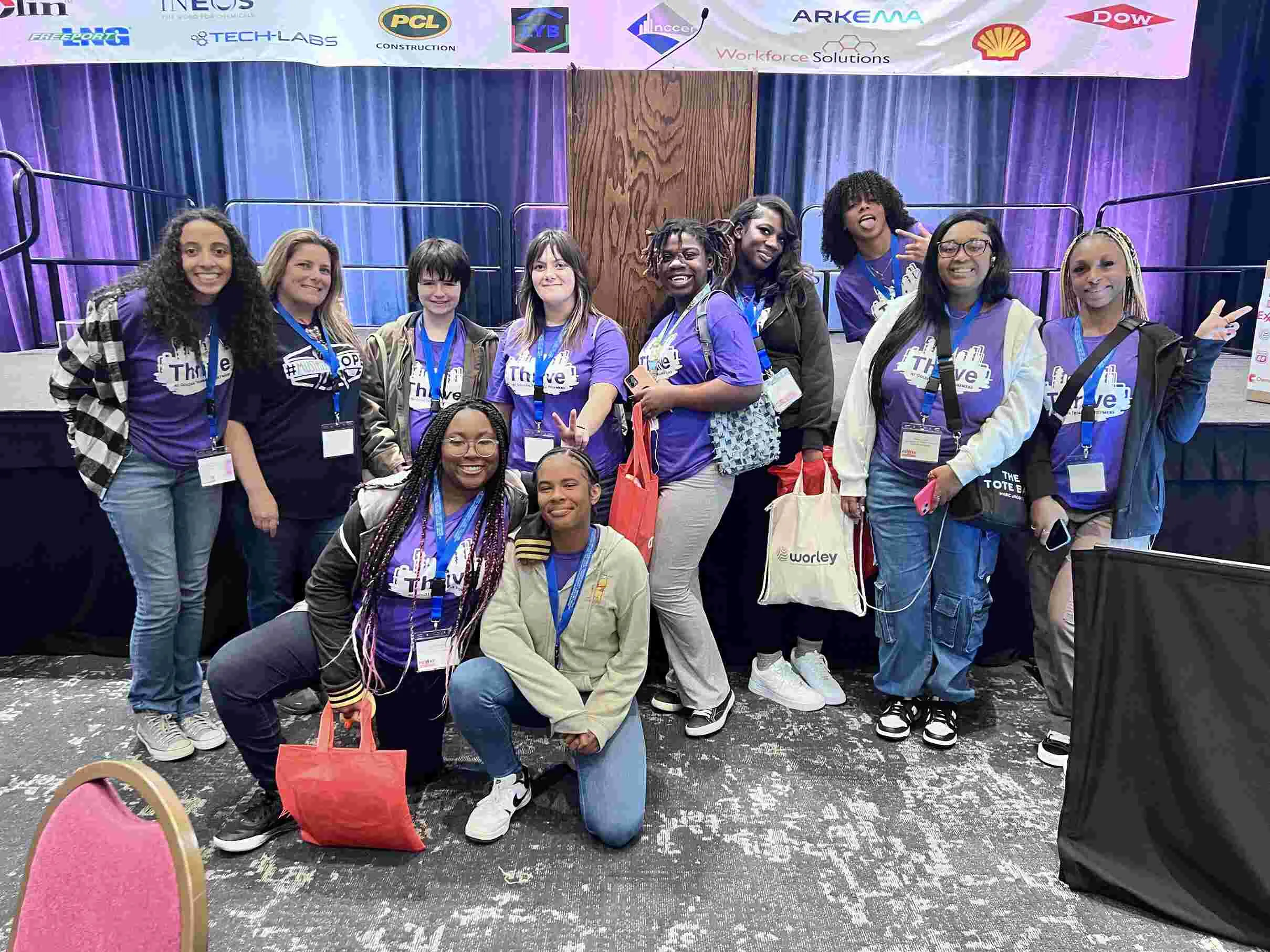 Golden Triangle Polymers sends local students to Women in Industry Conference 2024